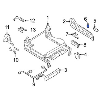 Mazda OE - Front Right Power Seat Switch Knob
