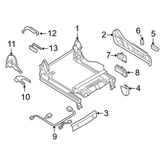 Mazda OE - Seats & Tracks - Tracks & Components (Type 1)