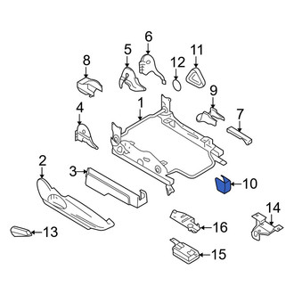 Mazda OE - Front Right Outer Seat Track Cap