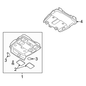 Mazda OE - Roof - Overhead Console (W/O Sunroof)