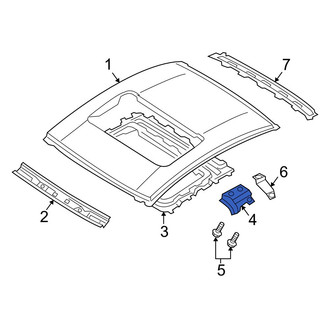 Mazda OE - Left Roof Panel Reinforcement