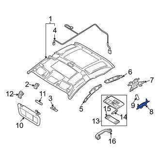 Mazda OE - Right Roof Opening Trim