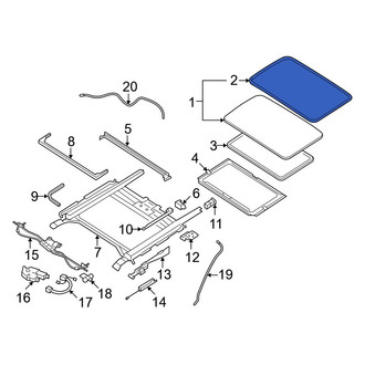 Mazda OE - Sunroof Seal