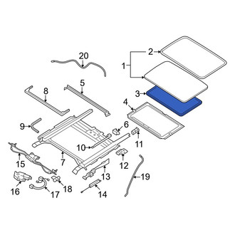 Mazda OE - Sunroof Opening Trim