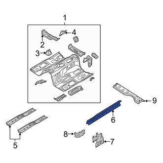 Mazda OE - Right Rocker Panel