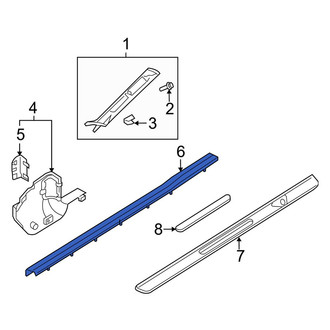 Mazda OE - Left Inner Door Sill Plate