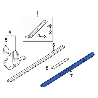 Mazda OE - Left Outer Door Sill Plate