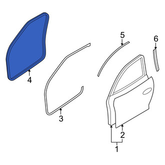 Mazda OE - Front Left Door Seal