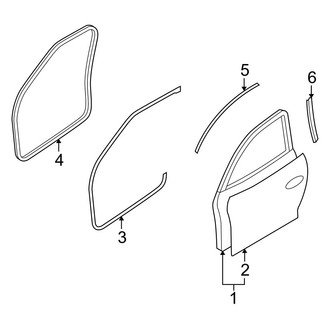 Mazda OE - Front Door - Door & Components
