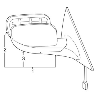 Mazda OE - Front Door - Outside Mirrors
