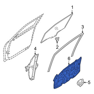 Mazda OE - Front Left Door Panel Carrier