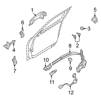 Mazda OE - Front Door - Lock & Hardware