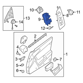 Mazda OE - Right Door Window Switch