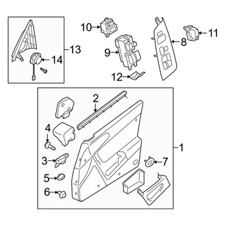 Mazda OE - Front Door - Interior Trim