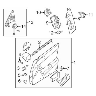 Mazda OE - Front Door - Interior Trim