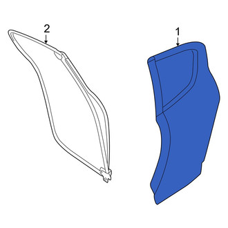 Mazda OE - Rear Left Door Shell
