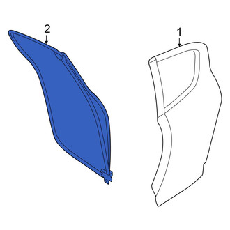 Mazda OE - Rear Left Door Seal