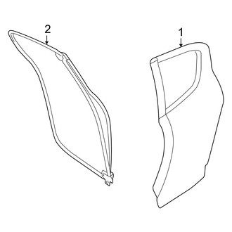 Mazda OE - Rear Door - Door & Components