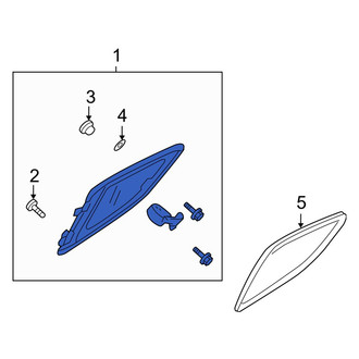 Mazda OE - Front Left Door Glass