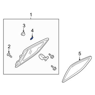Mazda OE - Door Glass Nut