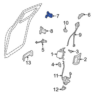 Mazda OE - Rear Left Lower Door Hinge