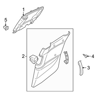Mazda OE - Rear Door - Interior Trim