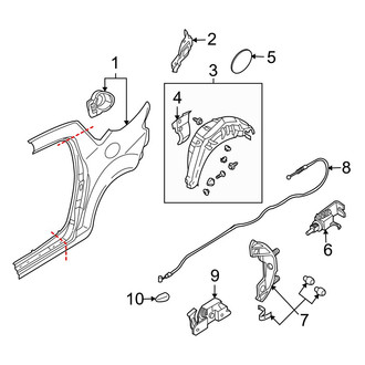 Mazda OE - Quarter Panel & Components