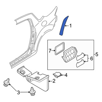 Mazda OE - Rear Left Stone Guard
