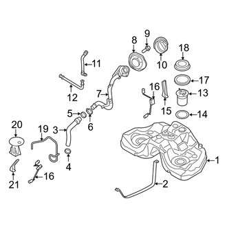 Mazda OE - Fuel System Components