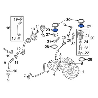 Mazda OE - Fuel Pump Tank Seal