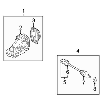 Mazda OE - Rear Drive Axle Assembly