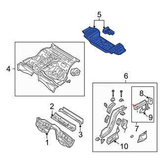 Mazda OE - Rear Floor Pan