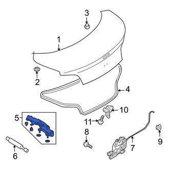 Mazda OE - Rear Left Deck Lid Hinge
