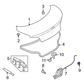 Mazda OE - Washer Fluid Reservoir Nut