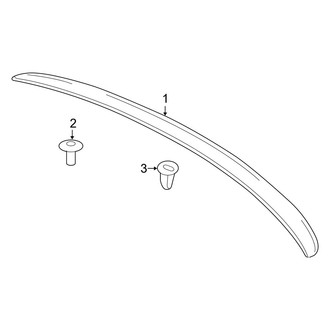 Mazda OE - Trunk Lid - Spoiler