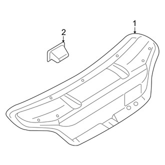 Mazda OE - Trunk Lid - Interior Trim