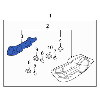 Mazda OE - Left Tail Light Housing Seal