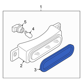 Mazda OE - Center High Mount Stop Light Gasket
