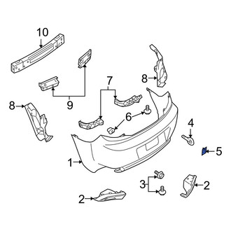 Mazda OE - Rear Tow Eye Cap