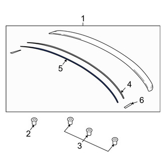 Mazda OE - Front Spoiler Seal
