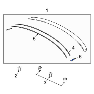Mazda OE - Front Spoiler Seal