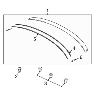 Mazda OE - Trunk Lid - Spoiler (With Small Side Spoiler)