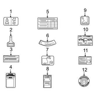 Mazda OE - Information Labels - Labels