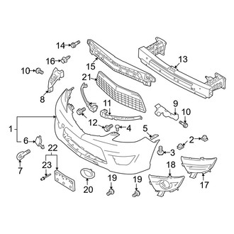 Mazda OE - Front Bumper - Bumper & Components