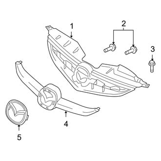Mazda OE - Grille & Components