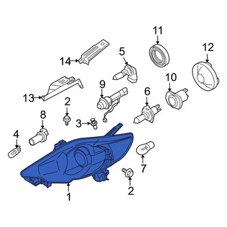 Mazda OE - Front Right Headlight