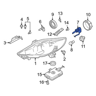 Mazda OE - Front Headlight Bulb