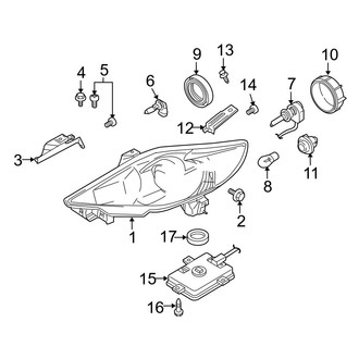 Mazda OE - Front Lamps - Headlamps (With HID)