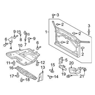 Mazda OE - Radiator Support