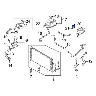 Mazda OE - Engine Coolant Outlet Gasket